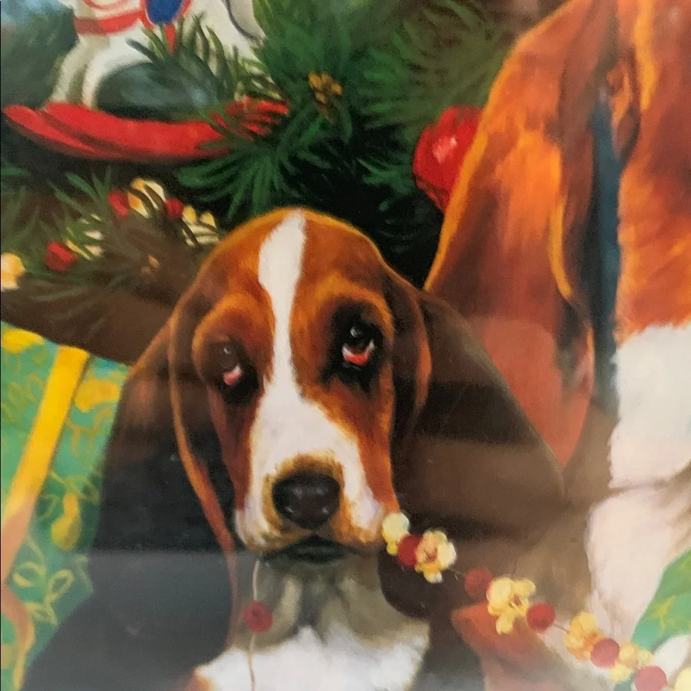 Puzzle F.X. SCHMID,  PopCorn Bandits  500 Piece Beagle Dog Christmas  NEW